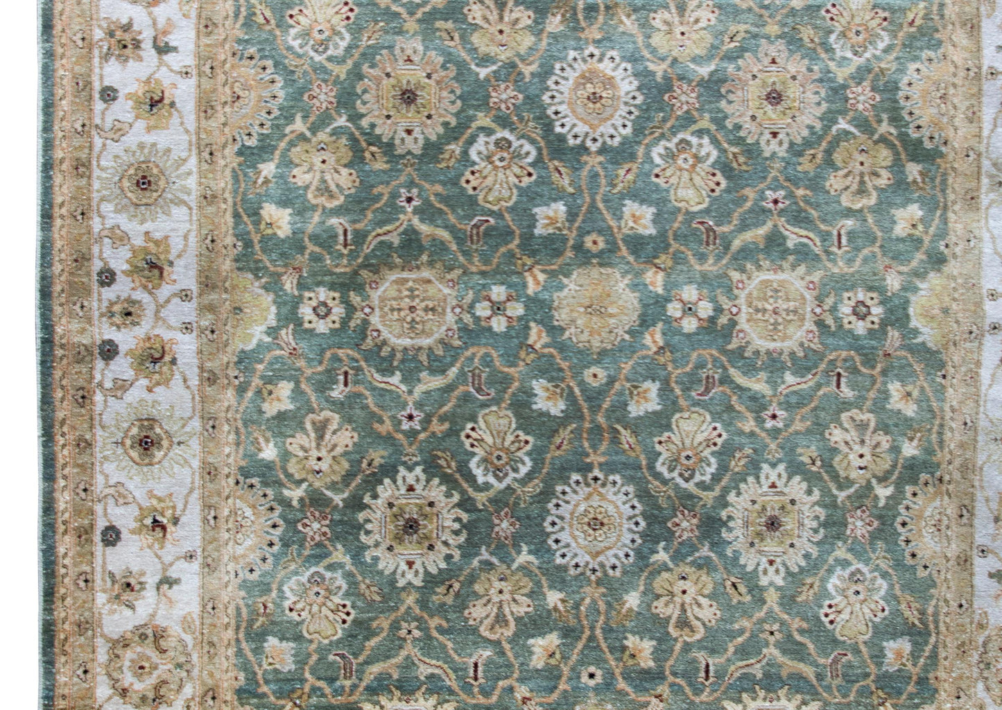 Late 20th Century Indian Tabriz-Style Rug For Sale