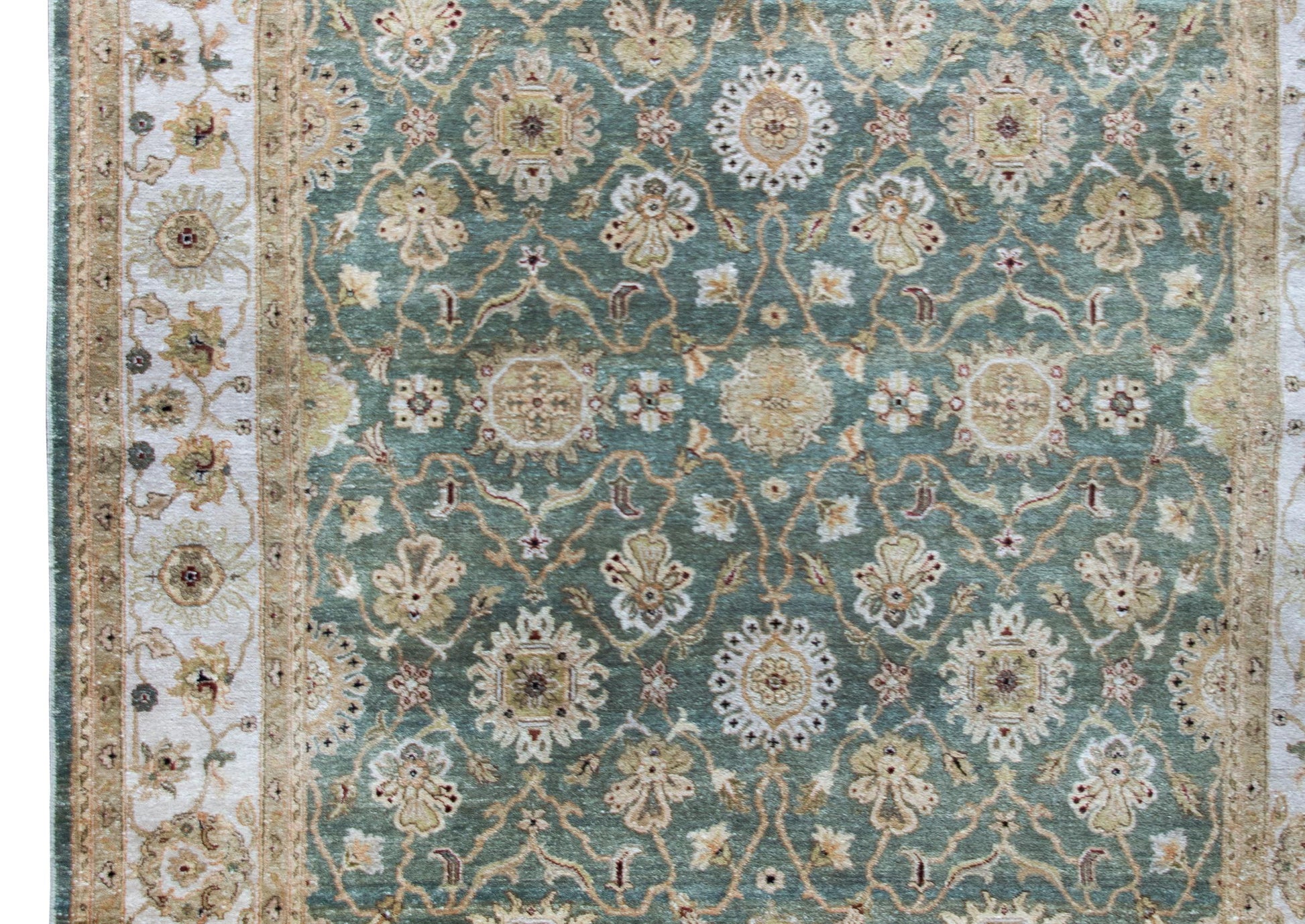 Late 20th Century Indian Tabriz-Style Rug For Sale
