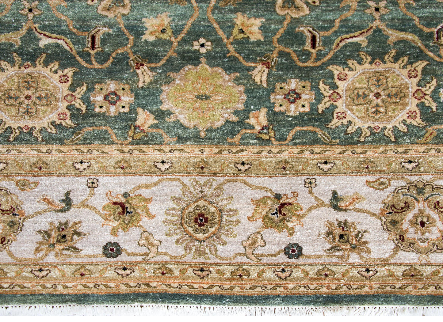 Late 20th Century Indian Tabriz-Style Rug For Sale