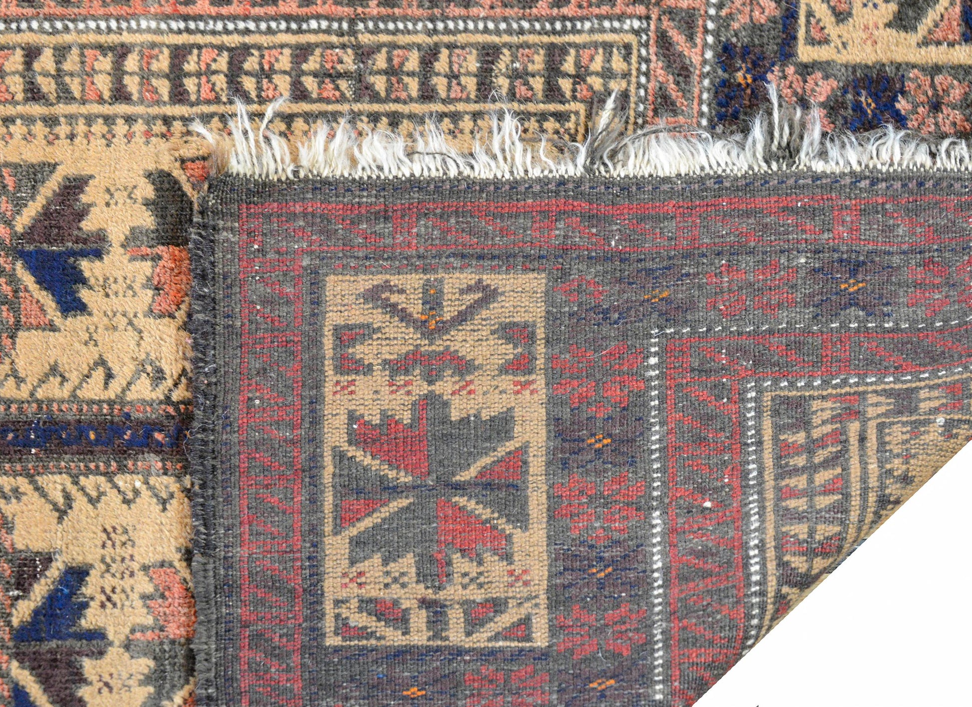 Fantastic Early 20th Century Baluch Prayer Rug For Sale