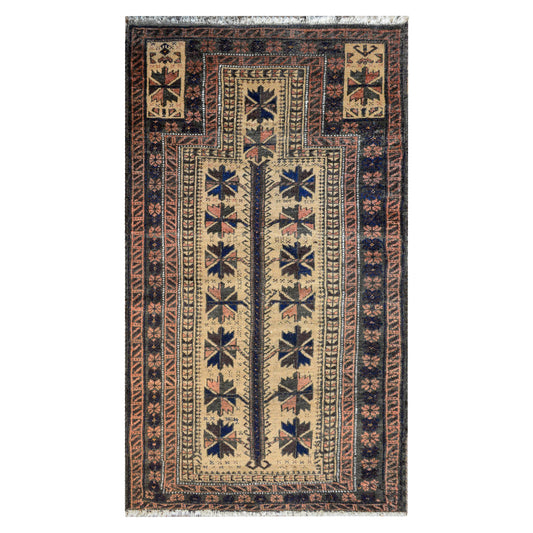 Fantastic Early 20th Century Baluch Prayer Rug For Sale