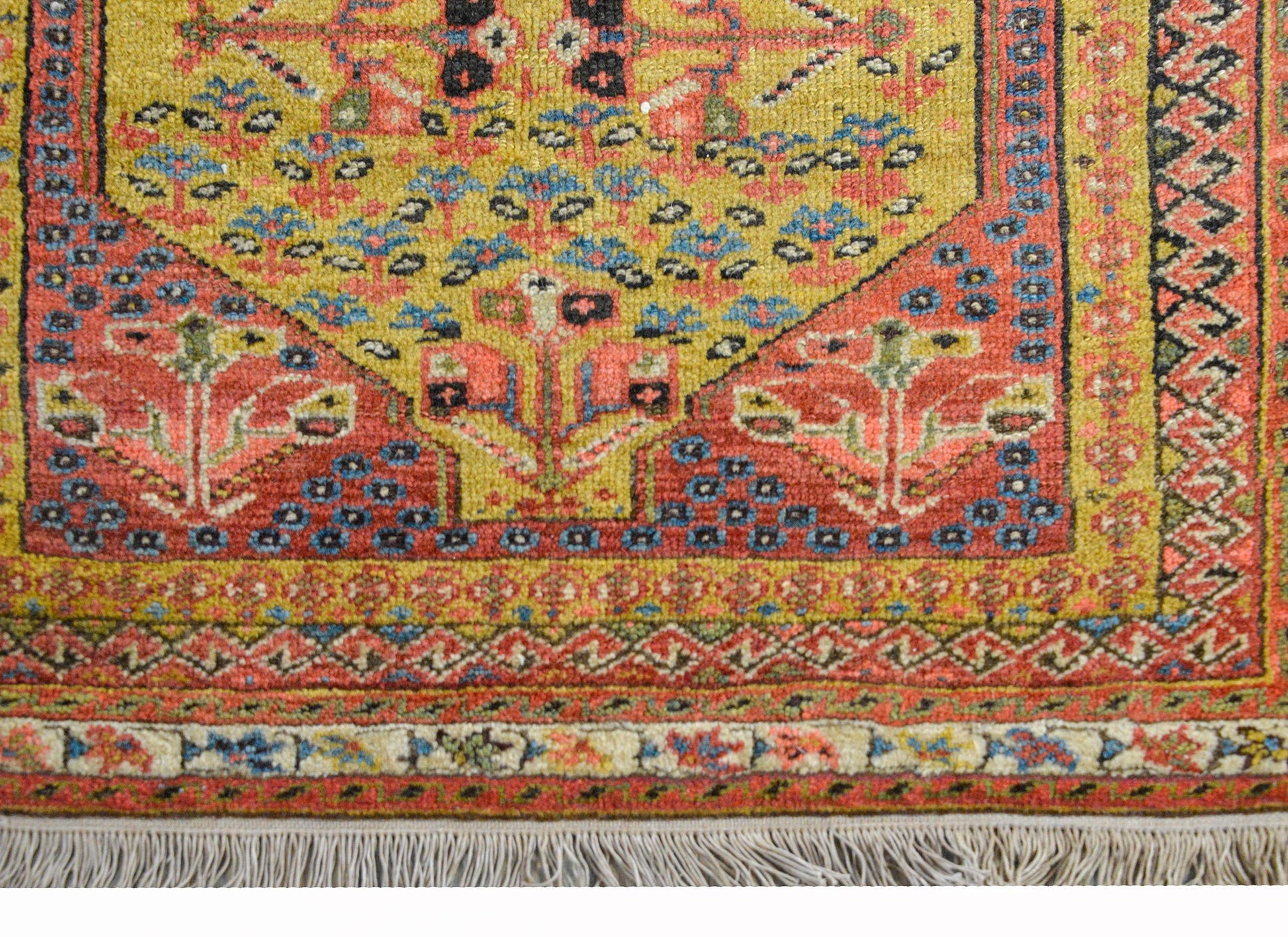Rare Petite 19th Century Malayer Rug For Sale