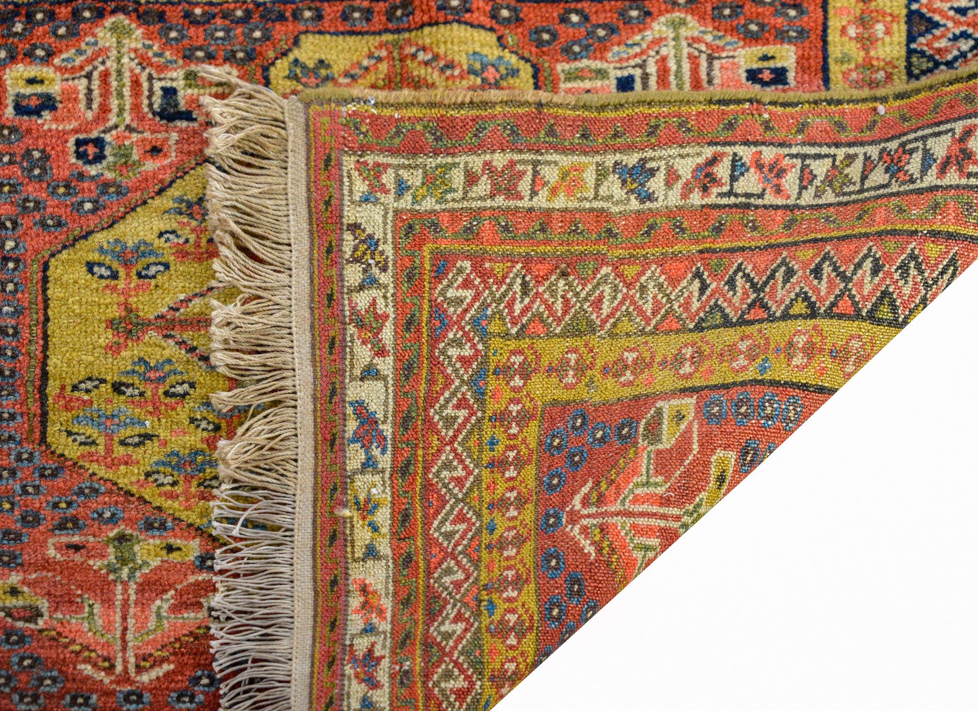 Rare Petite 19th Century Malayer Rug For Sale