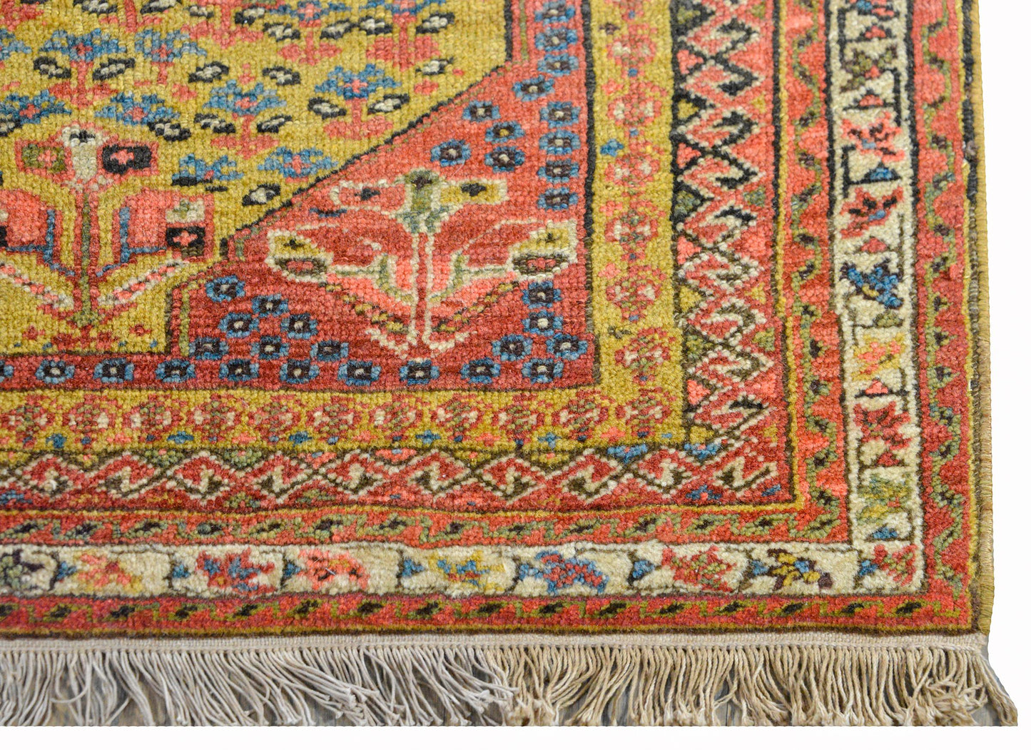 Rare Petite 19th Century Malayer Rug For Sale