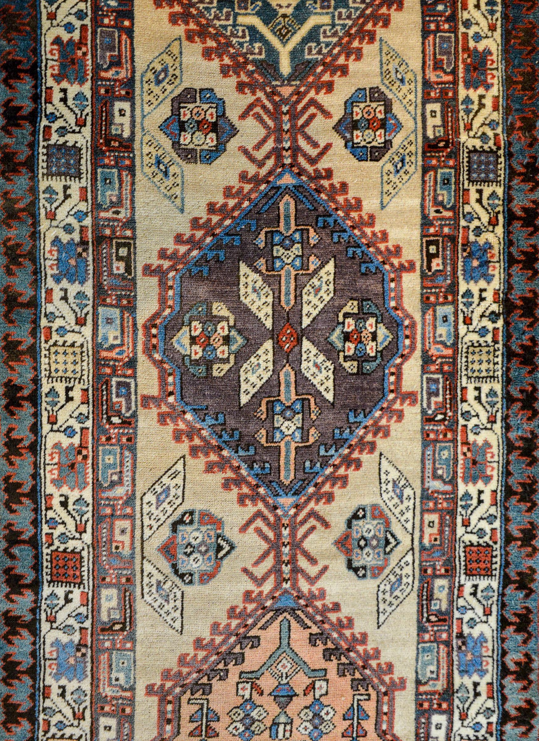 Early 20th Century Serab Runner For Sale