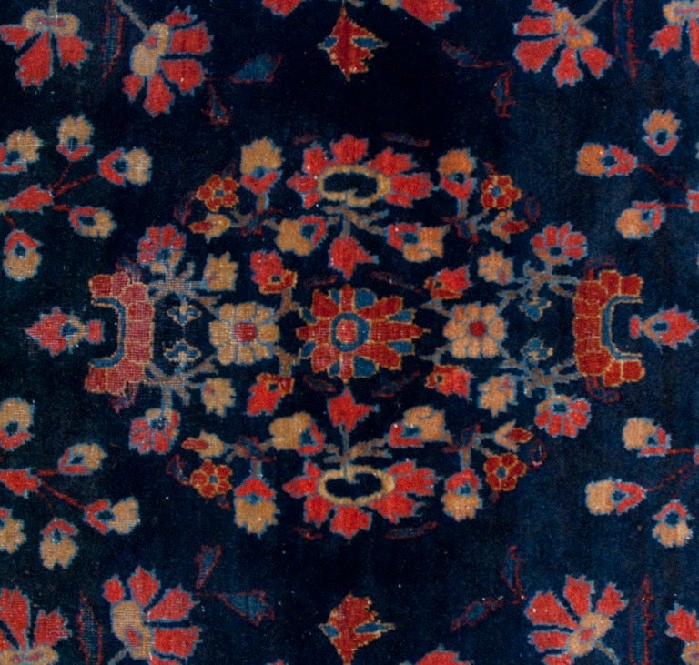 Antique Persian Kashan Rug For Sale