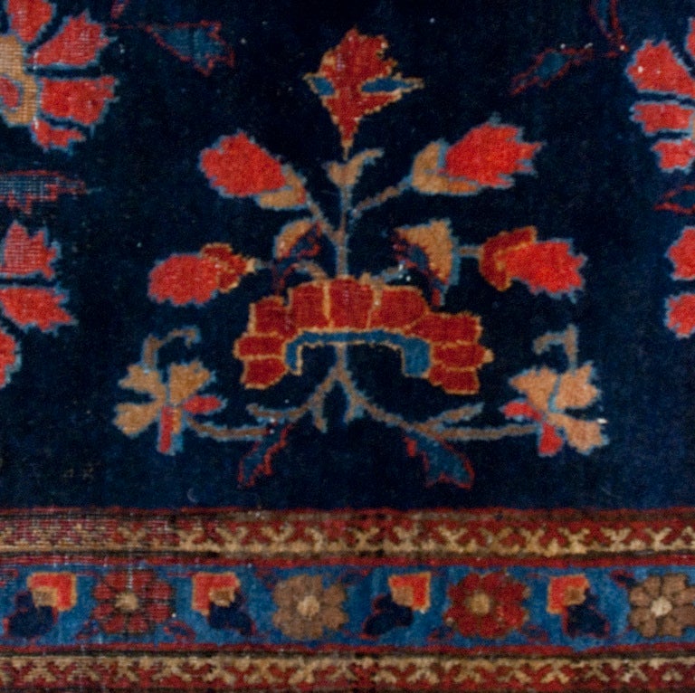 Antique Persian Kashan Rug For Sale
