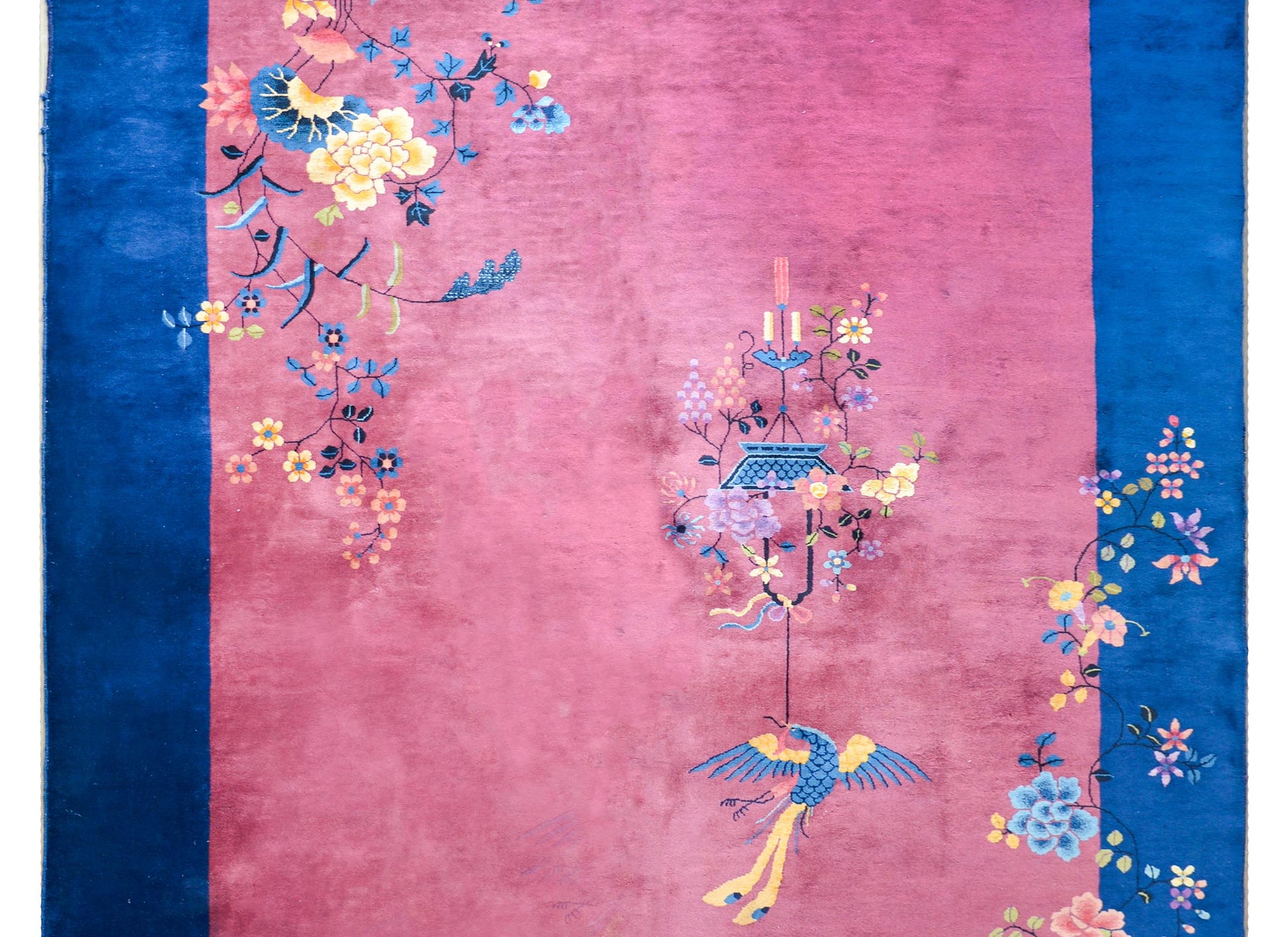 Early 20th Century Chinese Art Deco Rug For Sale