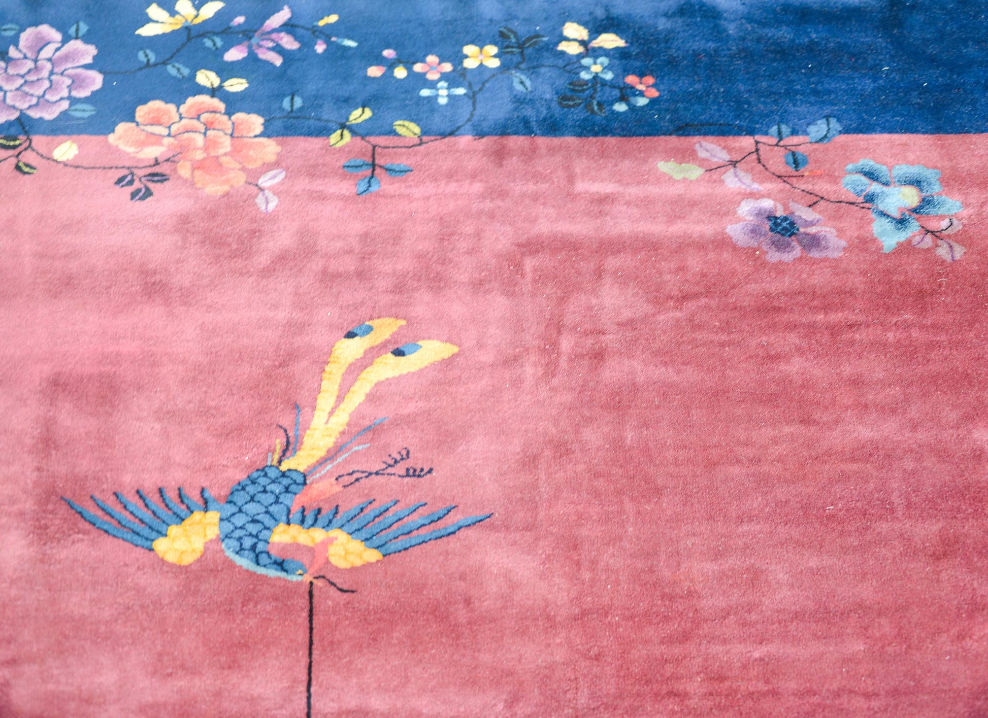 Early 20th Century Chinese Art Deco Rug For Sale