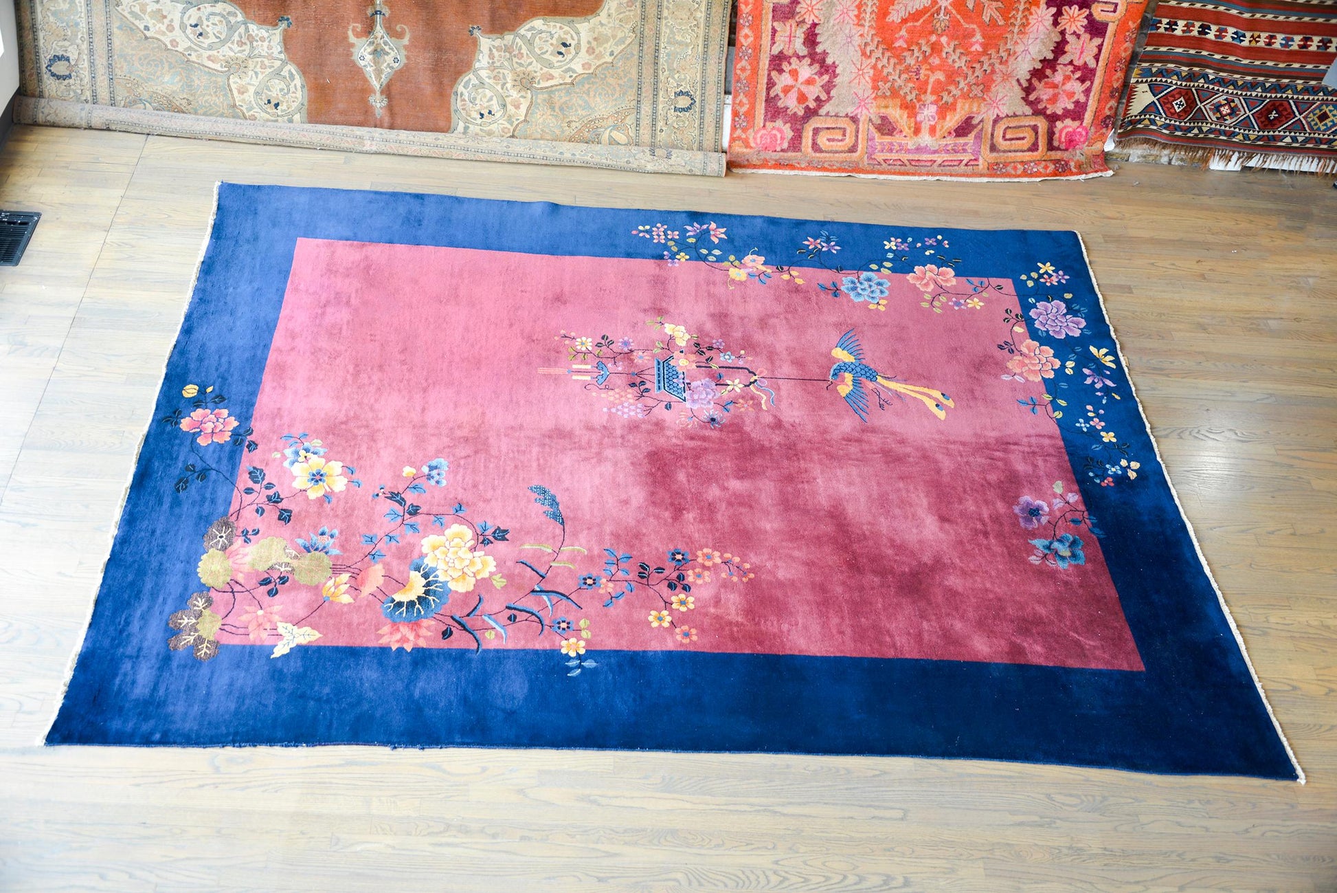 Early 20th Century Chinese Art Deco Rug For Sale