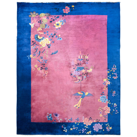 Early 20th Century Chinese Art Deco Rug For Sale