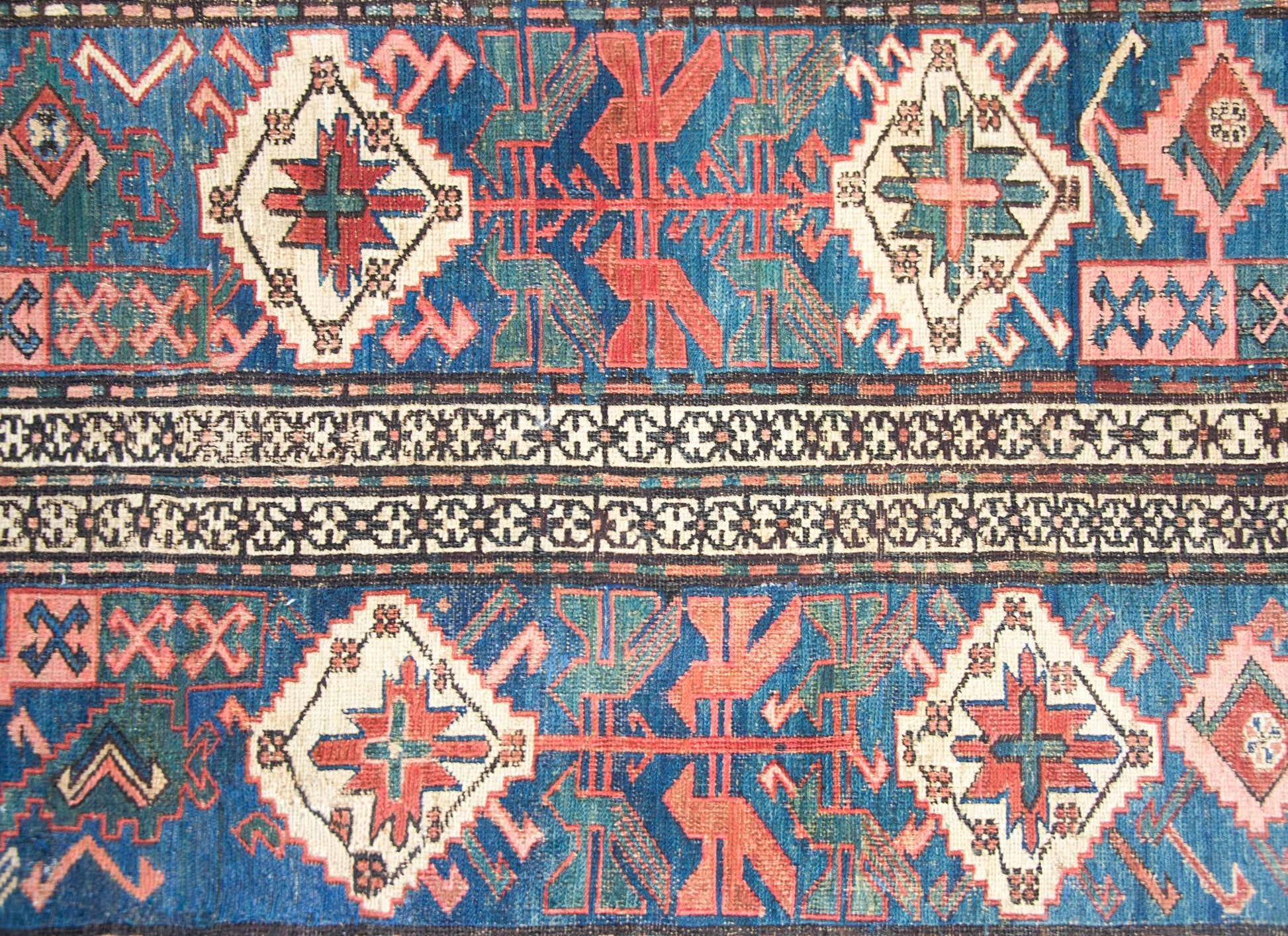 Early 20th Century Persian Soumak Runner For Sale