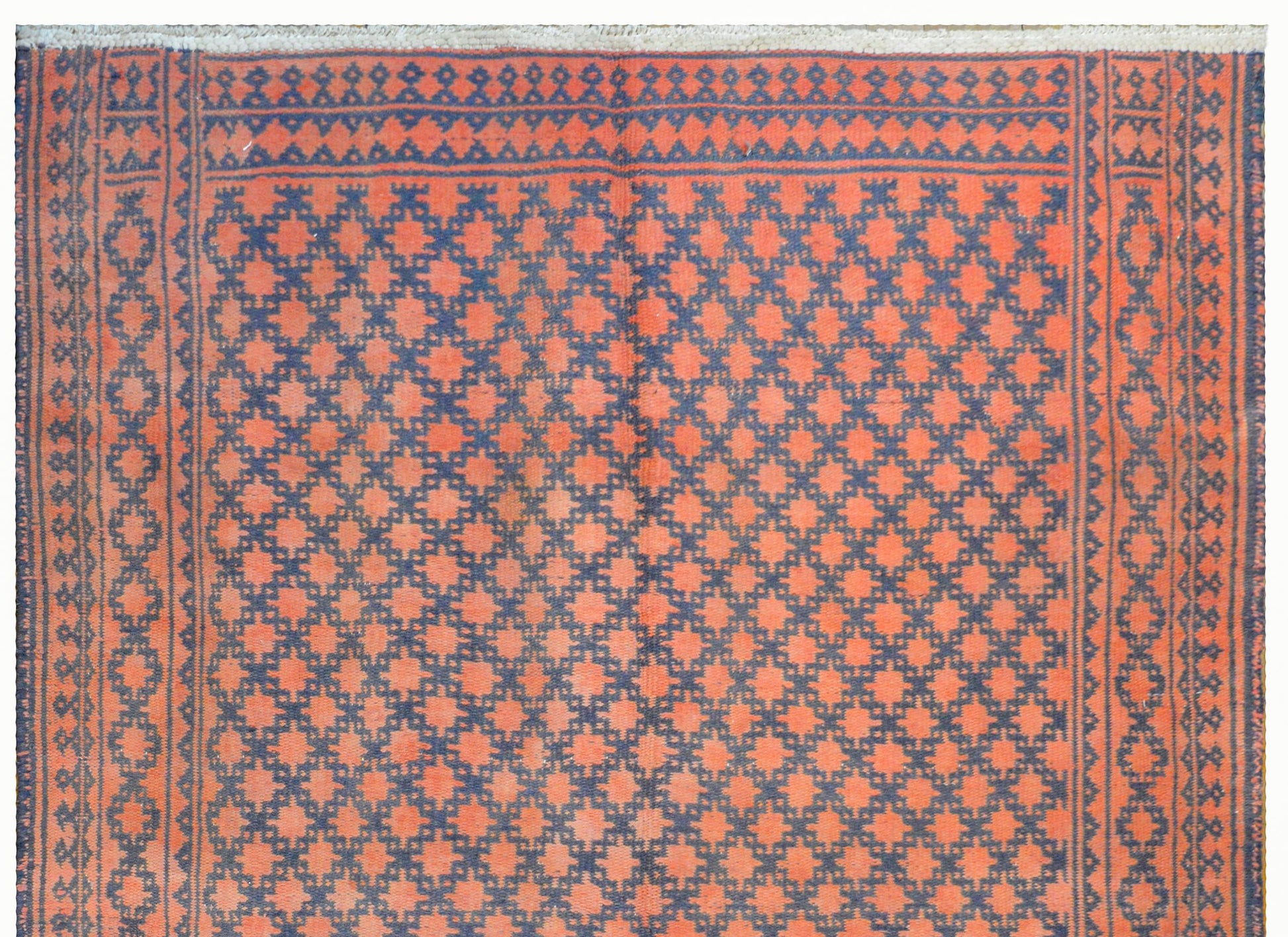 Fantastic Vintage Persian Cotton Kilim Rug For Sale