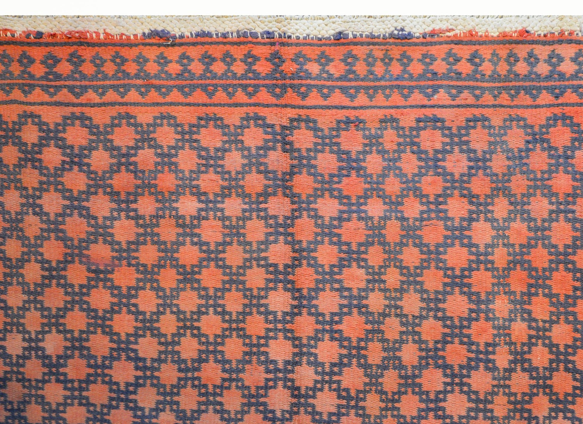 Fantastic Vintage Persian Cotton Kilim Rug For Sale