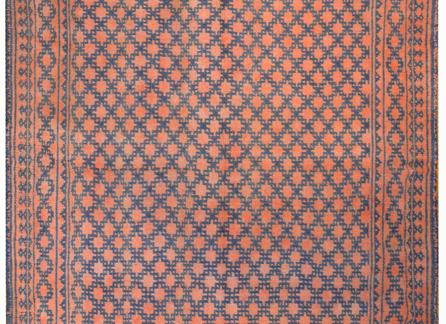 Fantastic Vintage Persian Cotton Kilim Rug For Sale