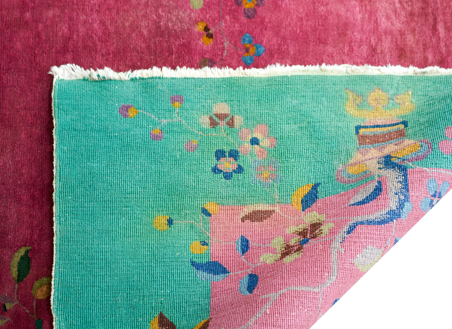 Early 20th Century Chinese Art Deco Rug For Sale