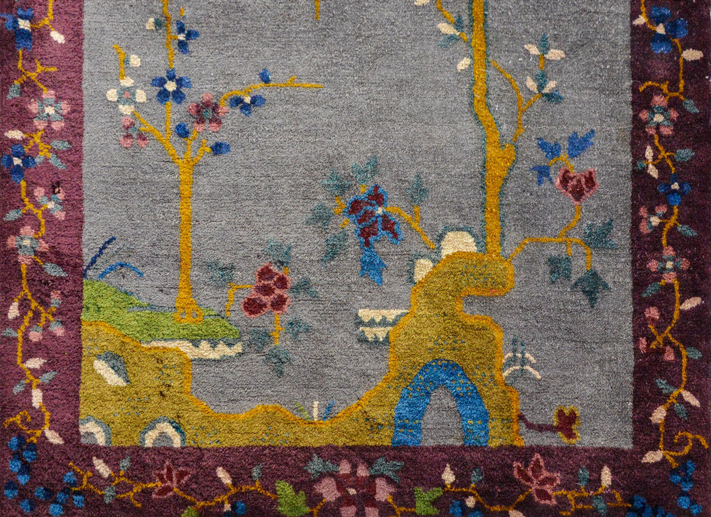 Charming Chinese Art Deco Rug For Sale