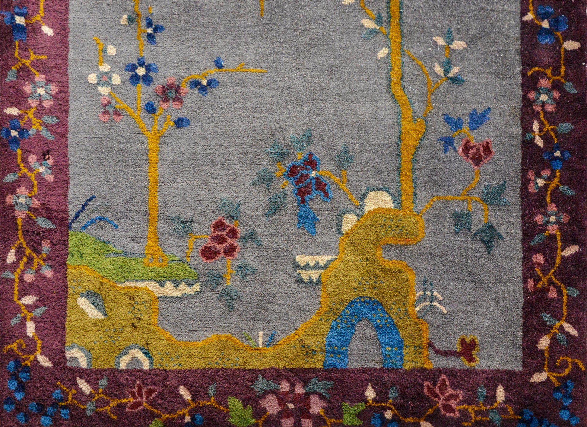 Charming Chinese Art Deco Rug For Sale