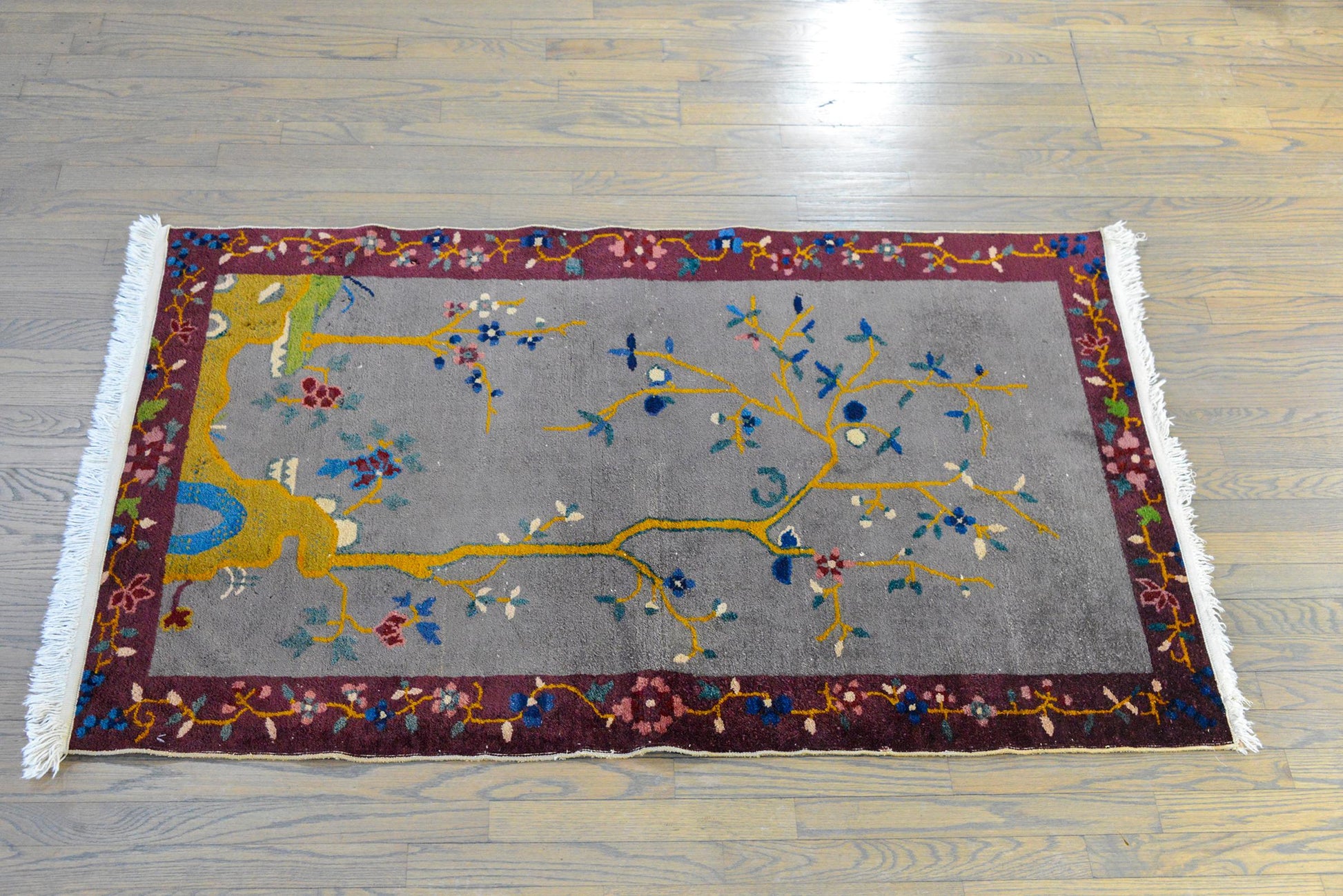 Charming Chinese Art Deco Rug For Sale