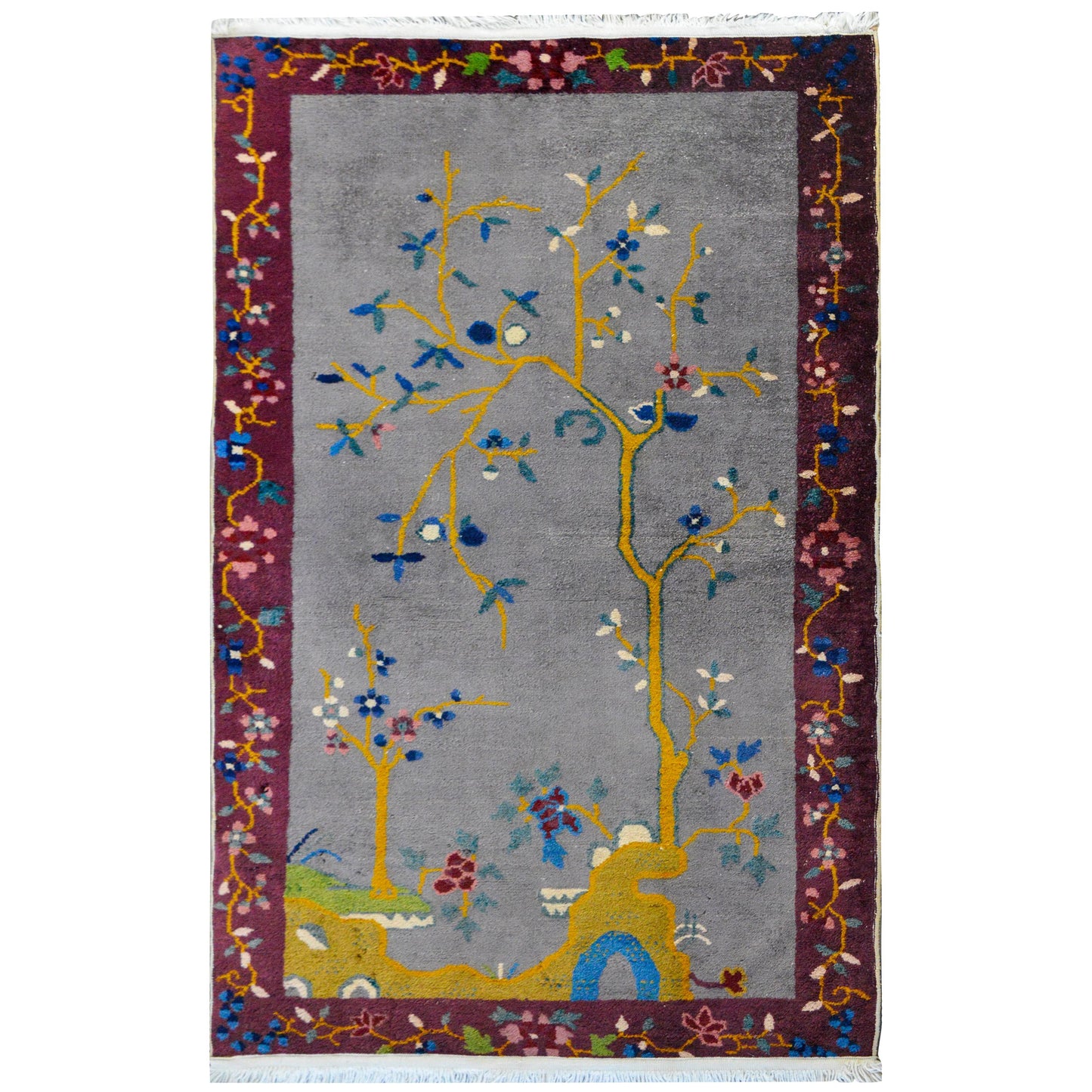 Charming Chinese Art Deco Rug For Sale