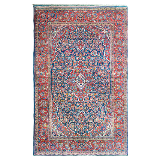 Early 20th Century Persian Kashan Rug For Sale