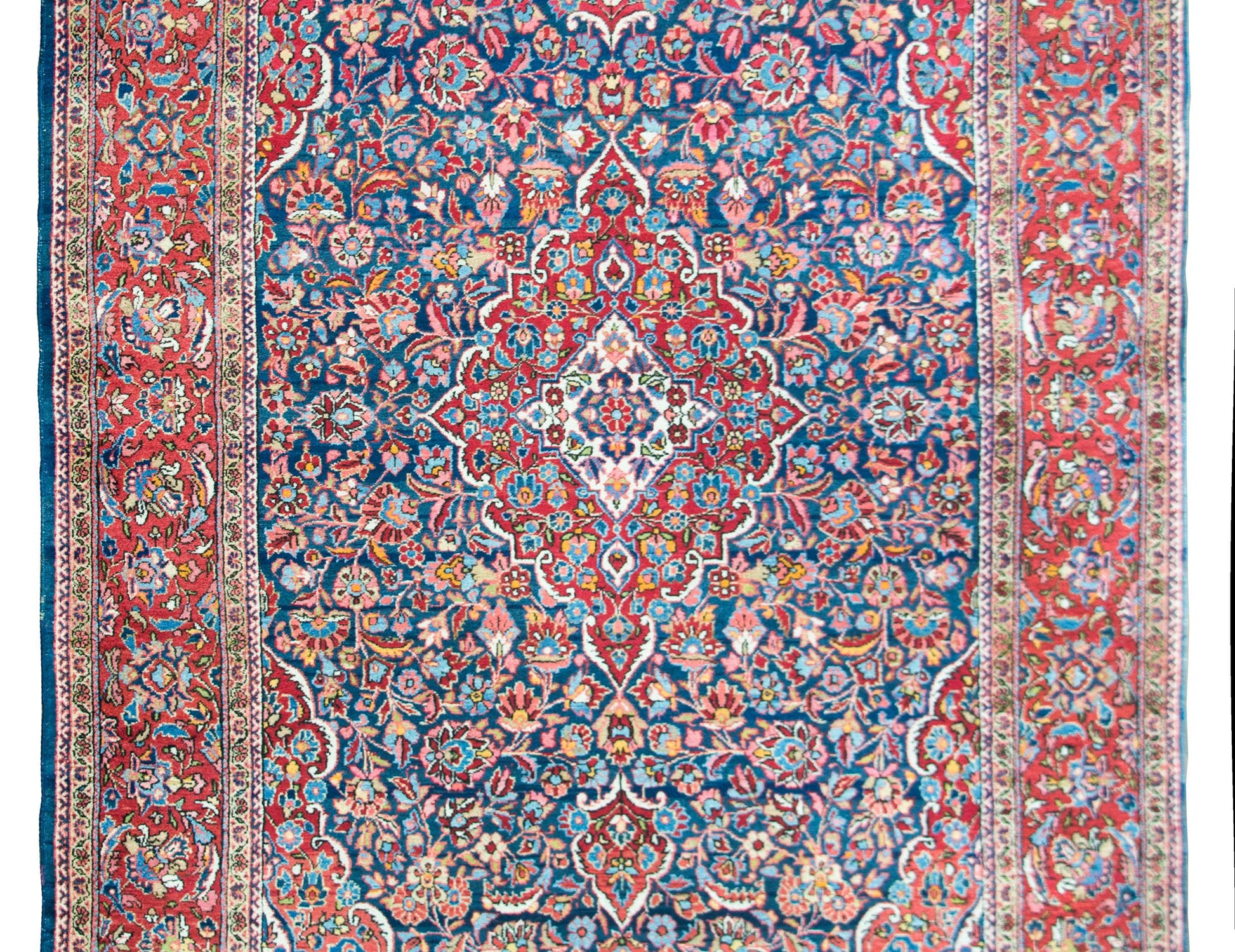 Early 20th Century Persian Kashan Rug For Sale