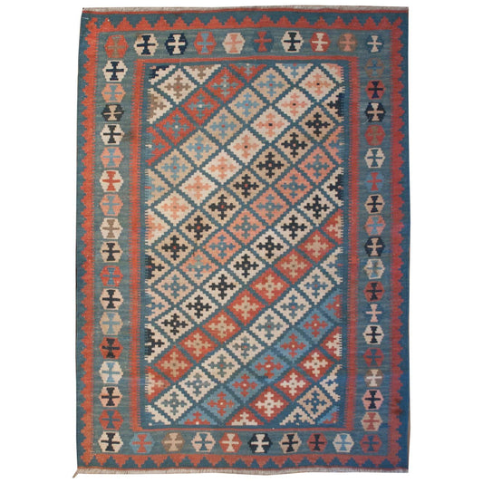 Wonderful Early 20th Century Shahsavan Kilim Rug For Sale