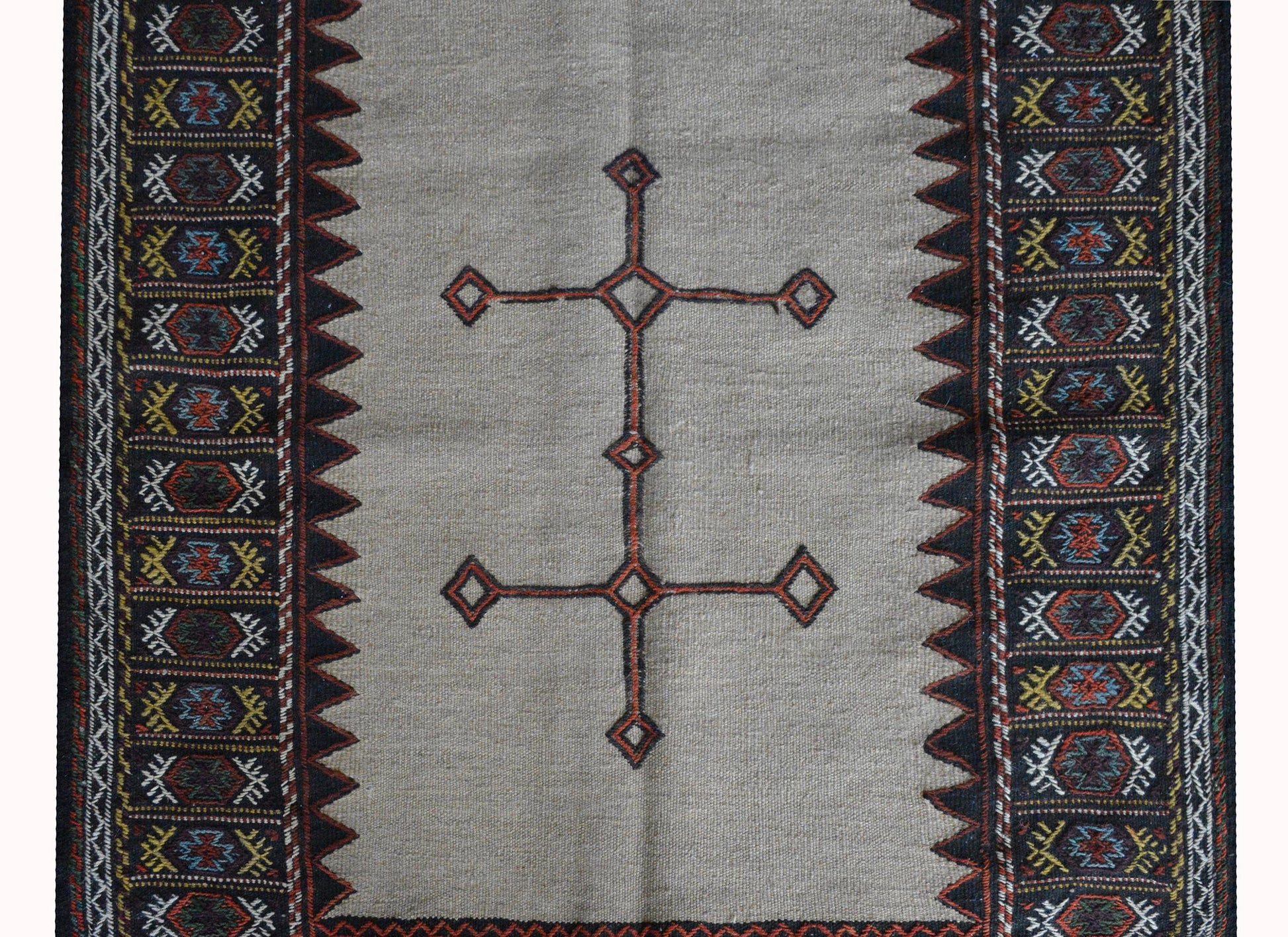 Vintage Persian Afshar Sofreh Rug For Sale