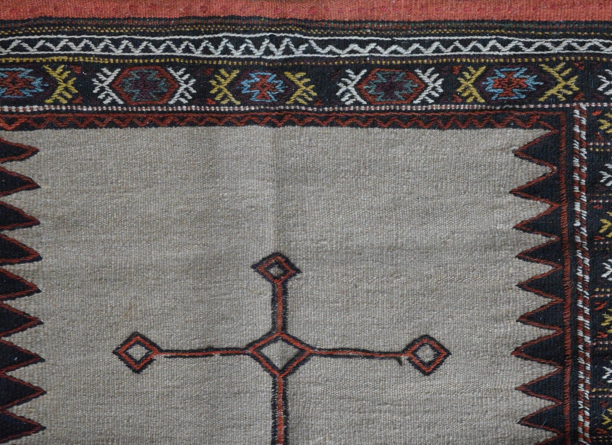 Vintage Persian Afshar Sofreh Rug For Sale