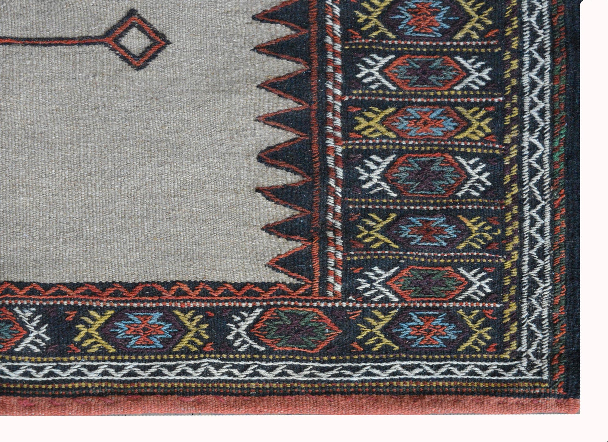 Vintage Persian Afshar Sofreh Rug For Sale