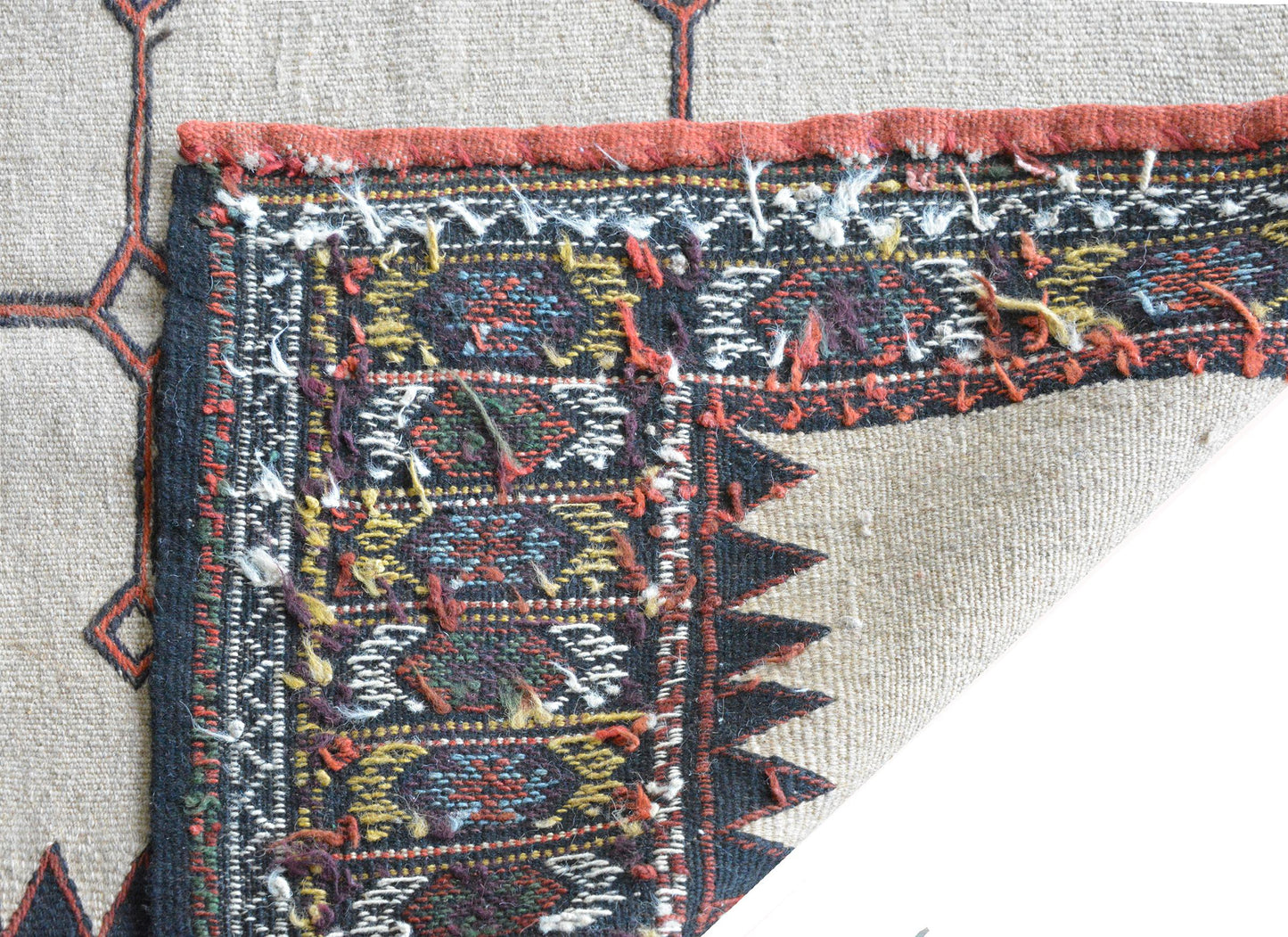 Vintage Persian Afshar Sofreh Rug For Sale