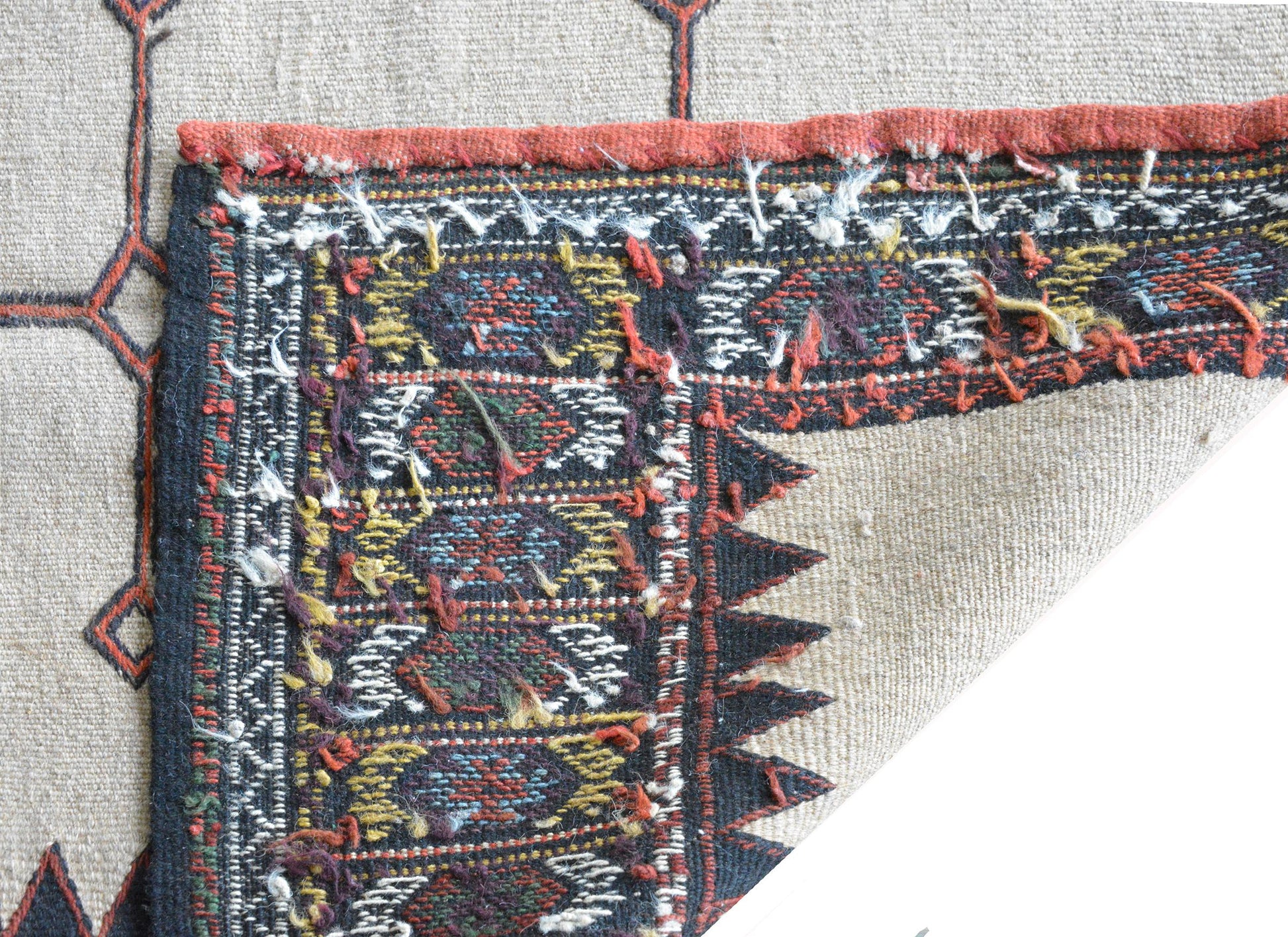 Vintage Persian Afshar Sofreh Rug For Sale
