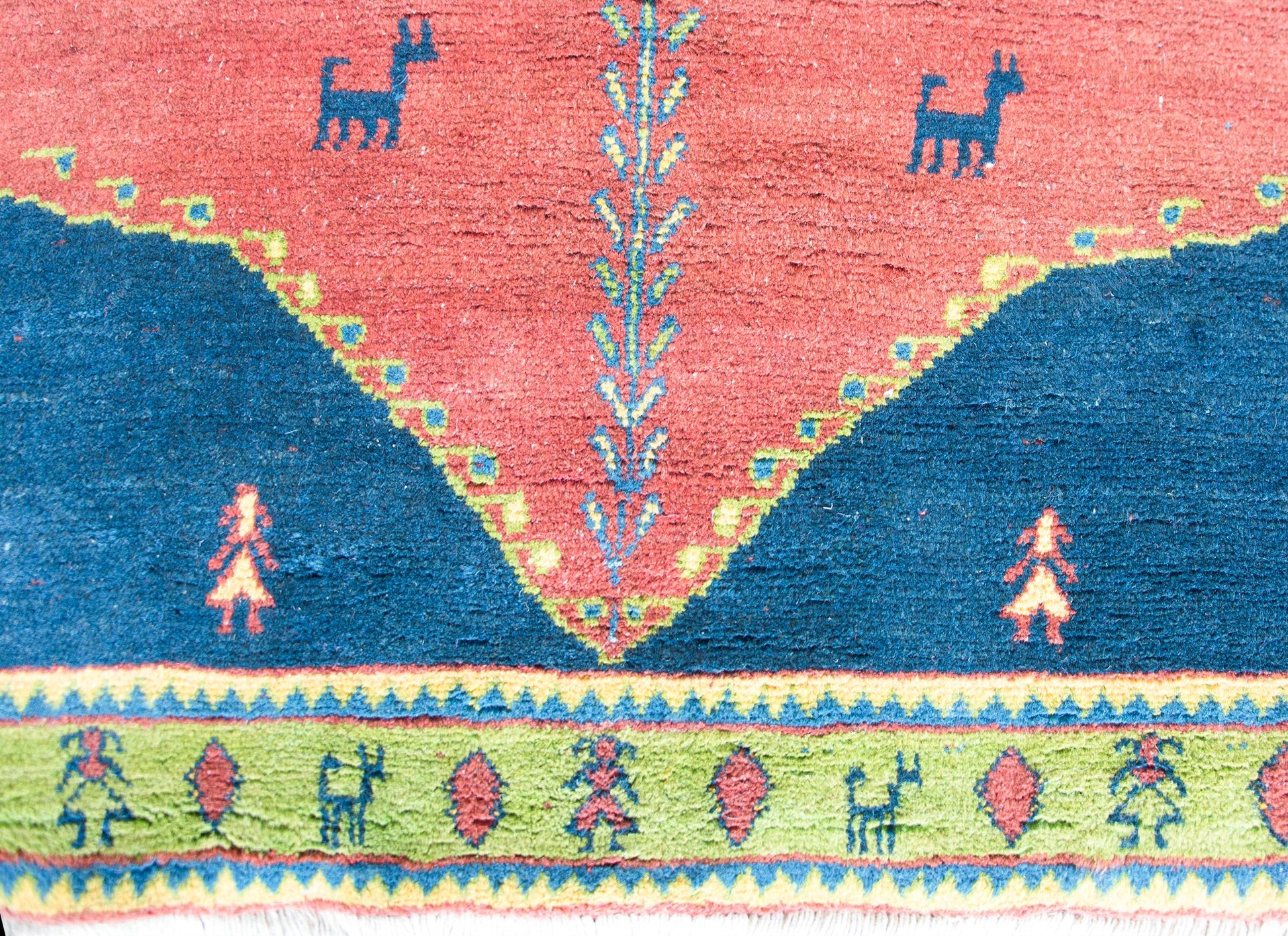 Vintage Persian Gabbeh Rug For Sale