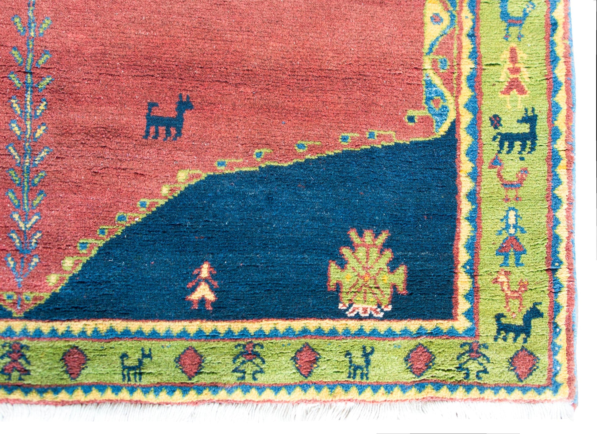 Vintage Persian Gabbeh Rug For Sale