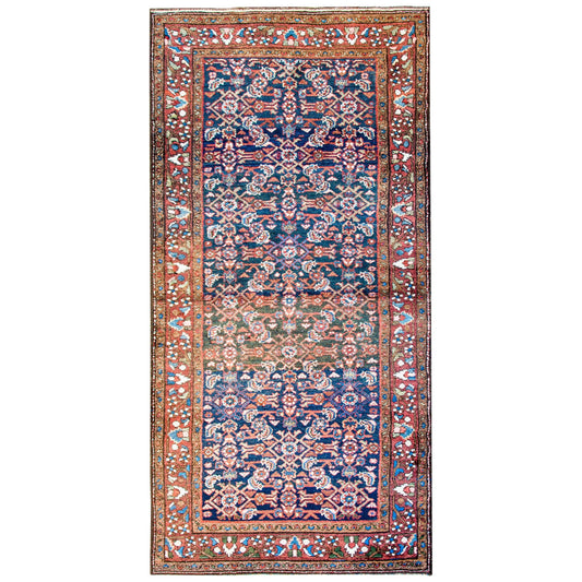 Wonderful Early 20th Century Herati Hamadan Rug For Sale