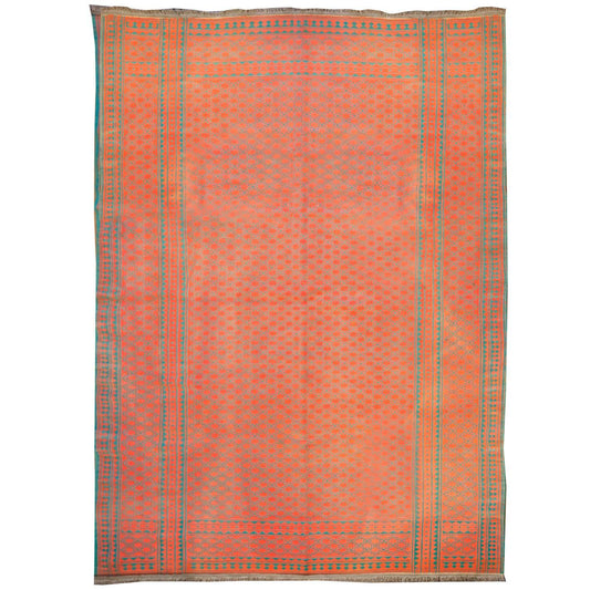 Early 20th Century Saveh Kilim Rug For Sale