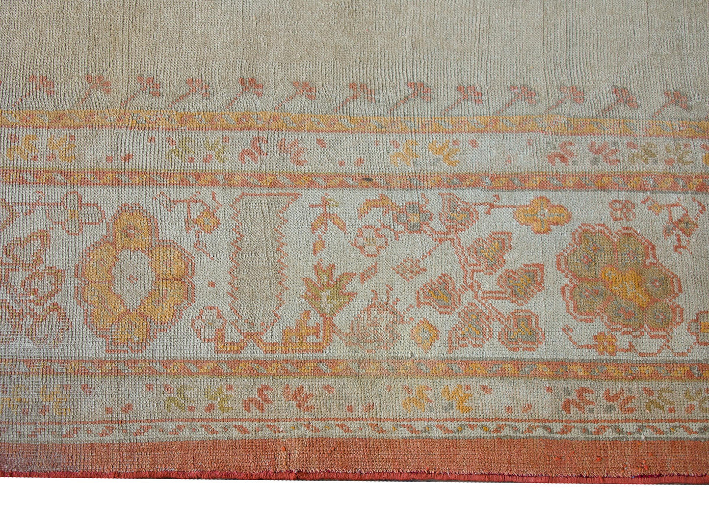 Late 19th Century Turkish Oushak Rug For Sale