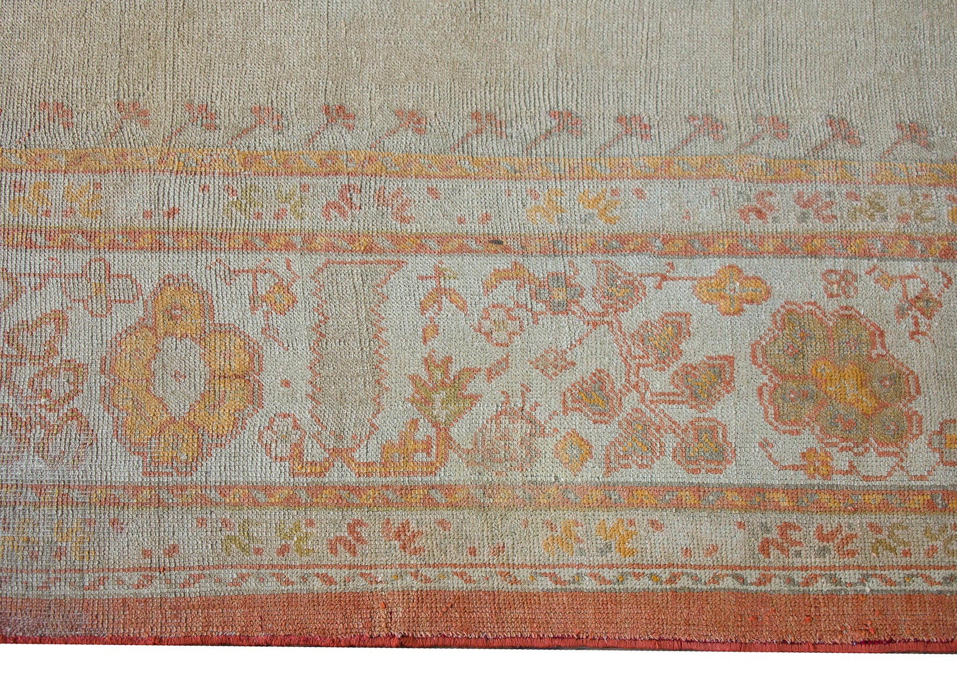 Late 19th Century Turkish Oushak Rug For Sale