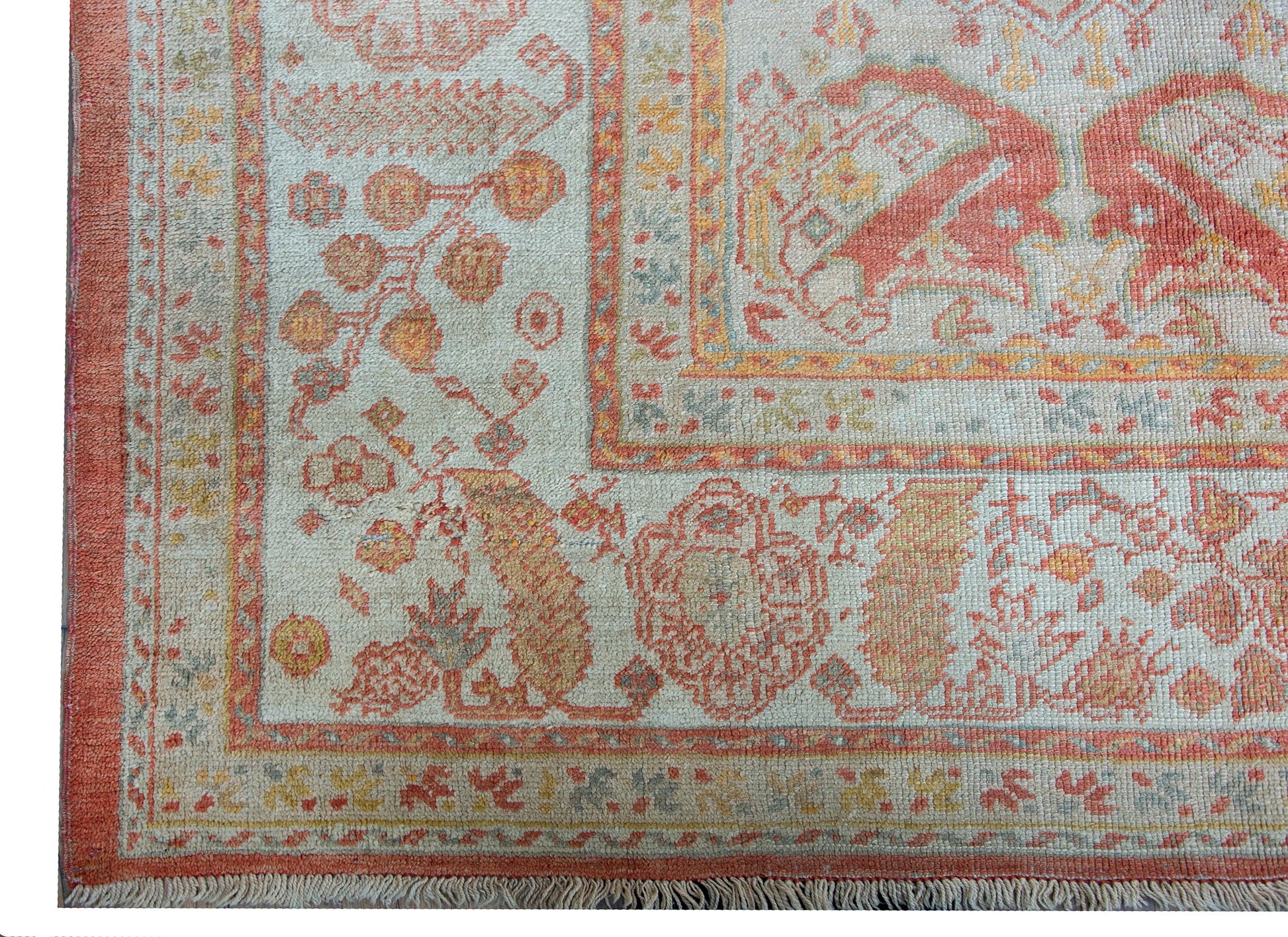 Late 19th Century Turkish Oushak Rug For Sale