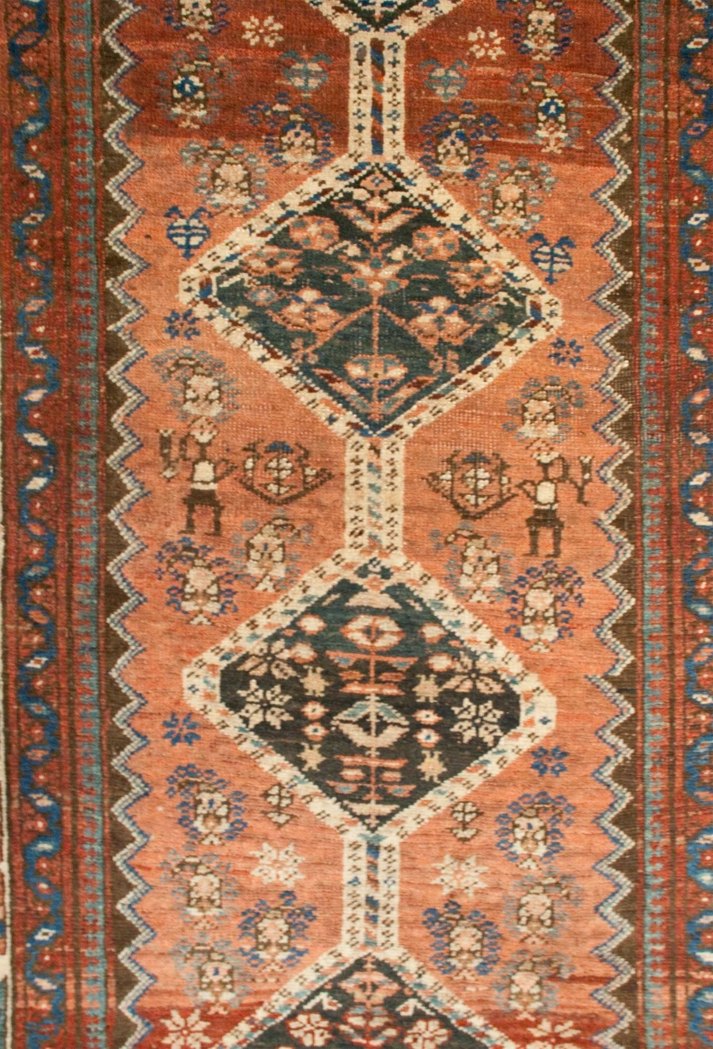Early 20th Century Bidjar Runner For Sale