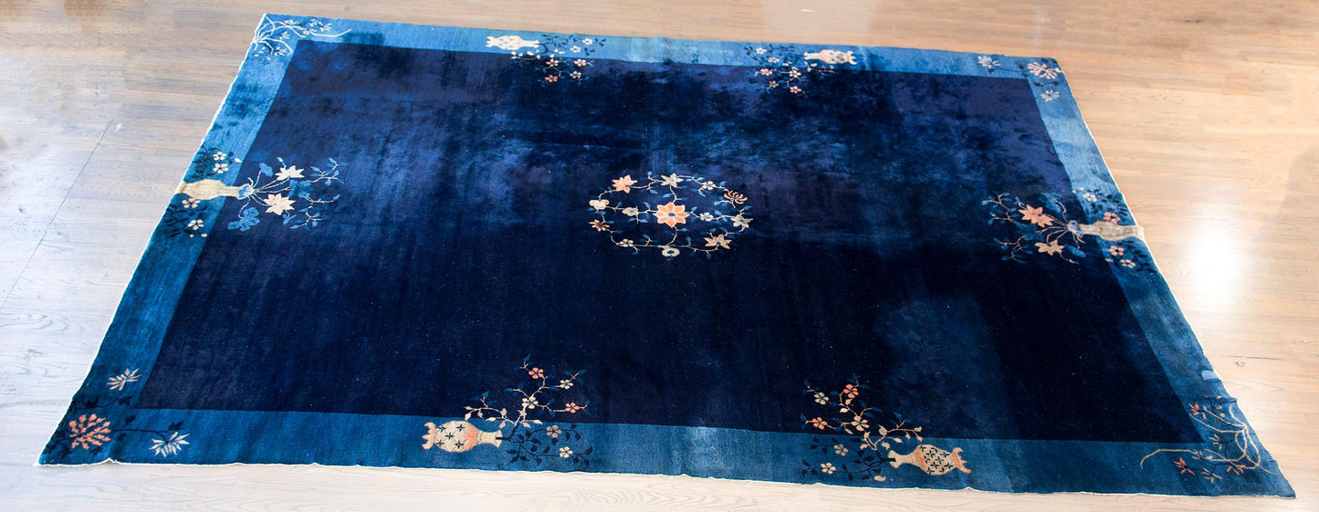 Early 20th Chinese Peking Rug For Sale
