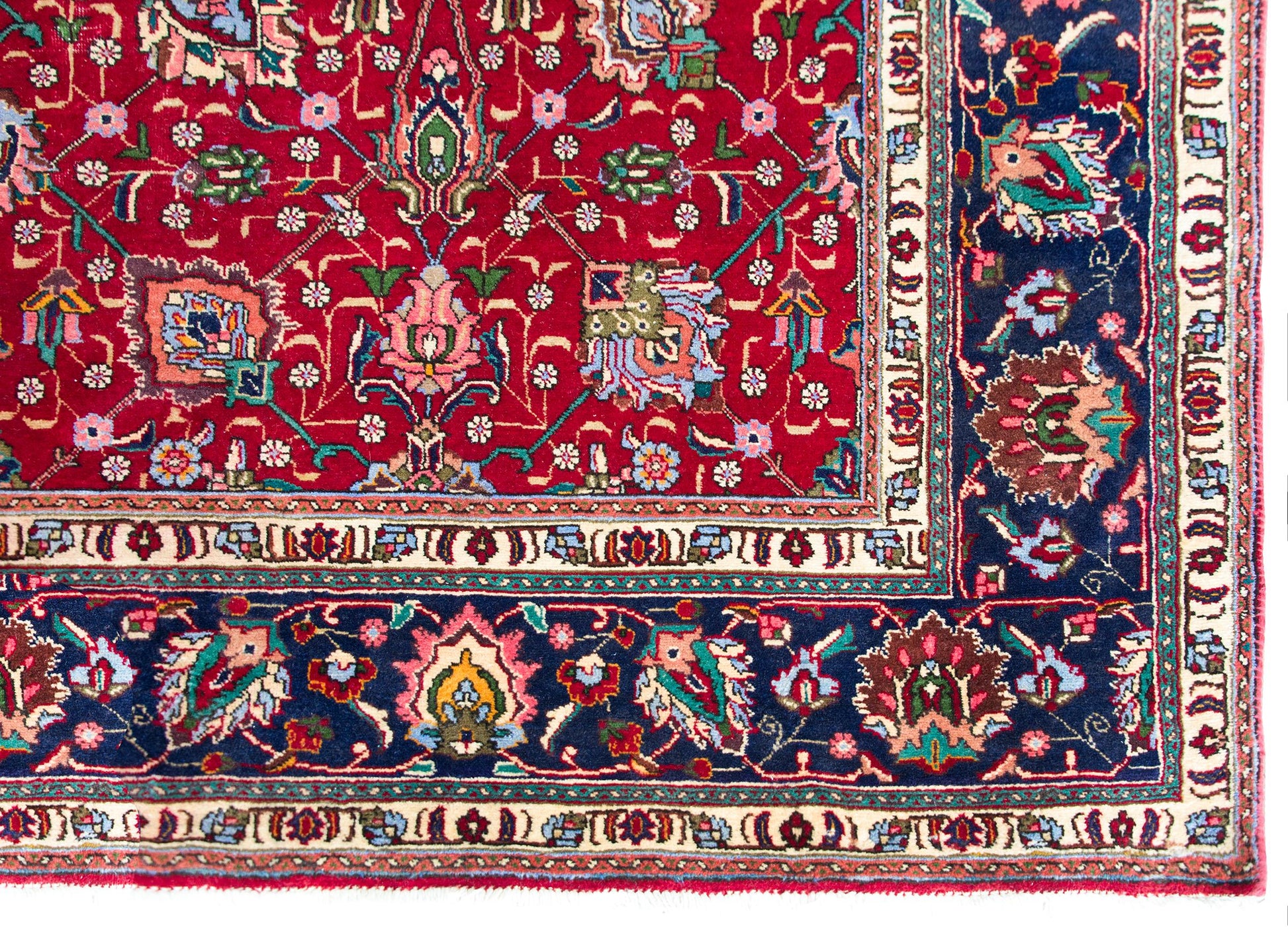 Vintage Persian Tabriz Rug For Sale