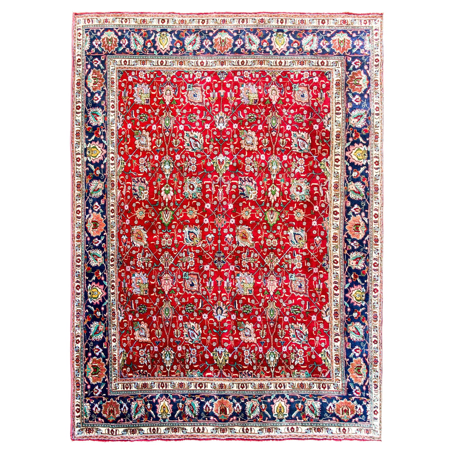 Vintage Persian Tabriz Rug For Sale