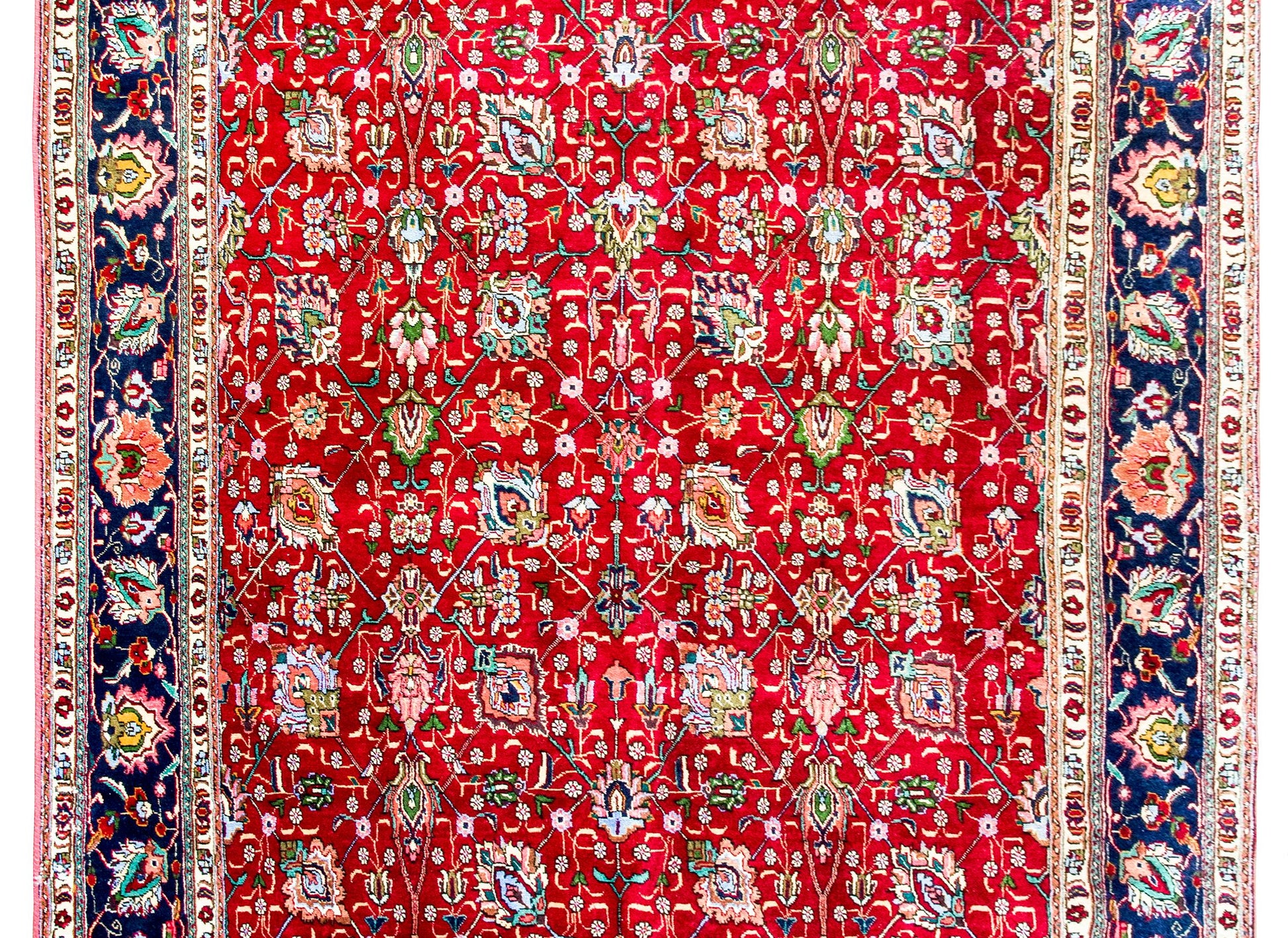 Vintage Persian Tabriz Rug For Sale