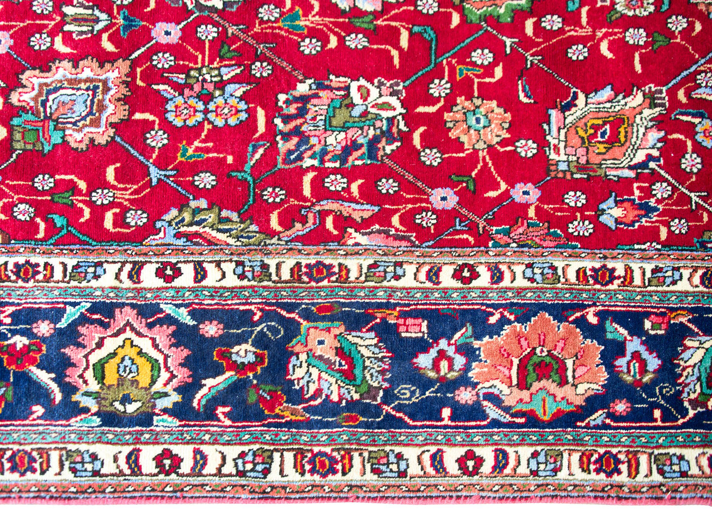 Vintage Persian Tabriz Rug For Sale