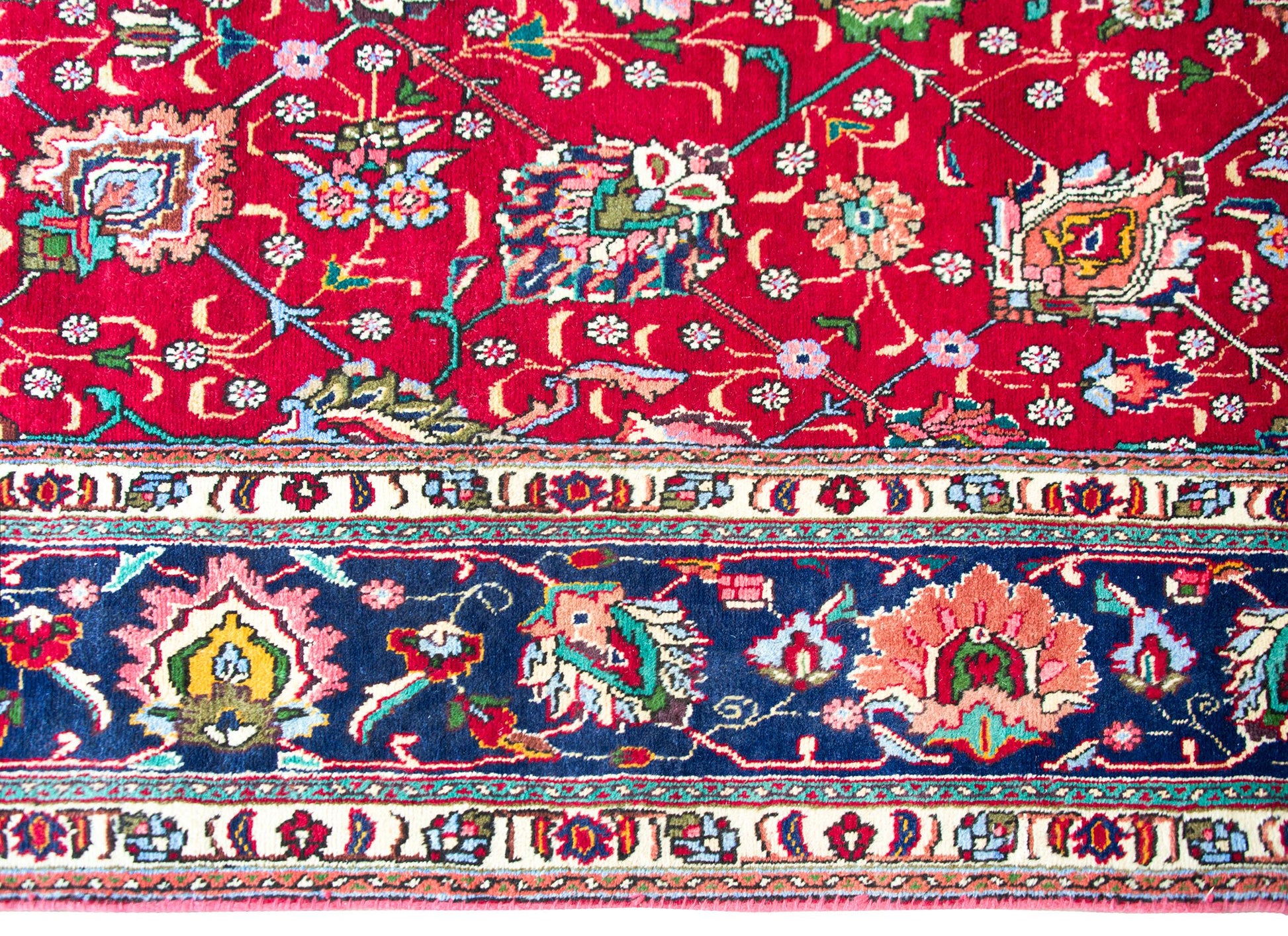 Vintage Persian Tabriz Rug For Sale