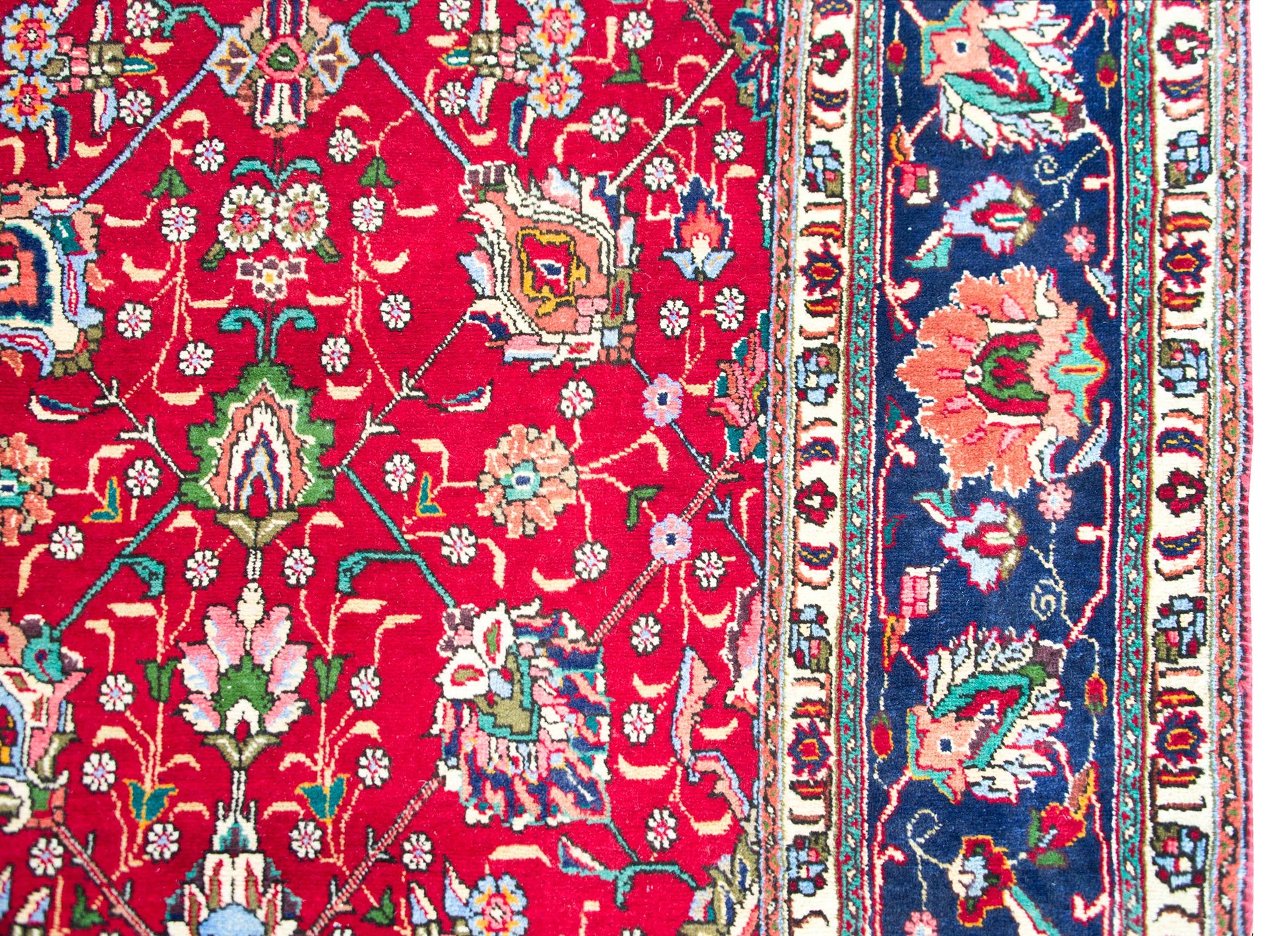 Vintage Persian Tabriz Rug For Sale