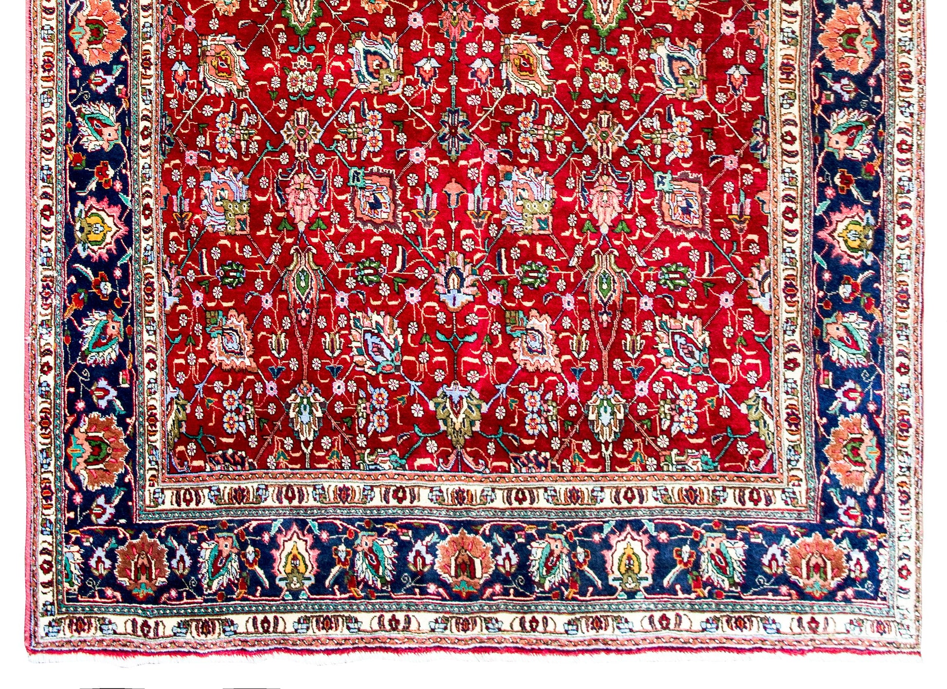 Vintage Persian Tabriz Rug For Sale