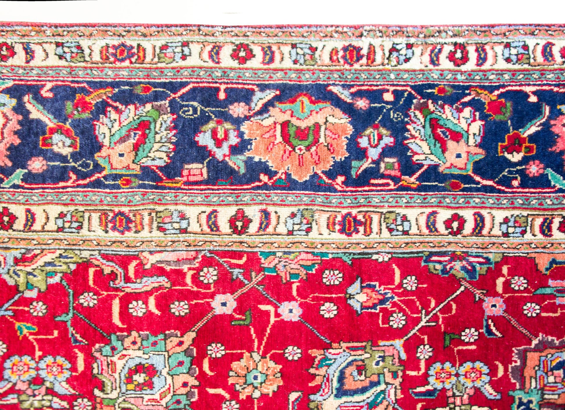 Vintage Persian Tabriz Rug For Sale