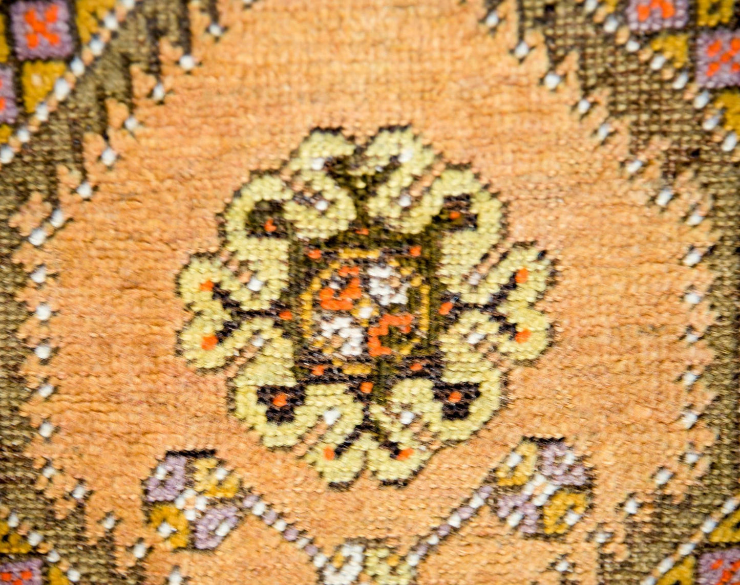 Petite Early 20th Century Oushak Rug For Sale